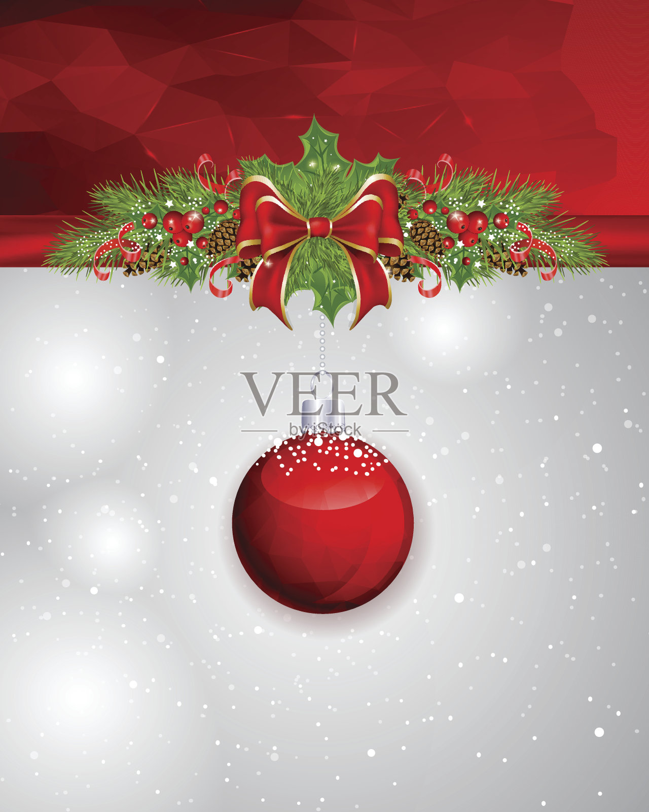 圣诞装饰插画图片素材