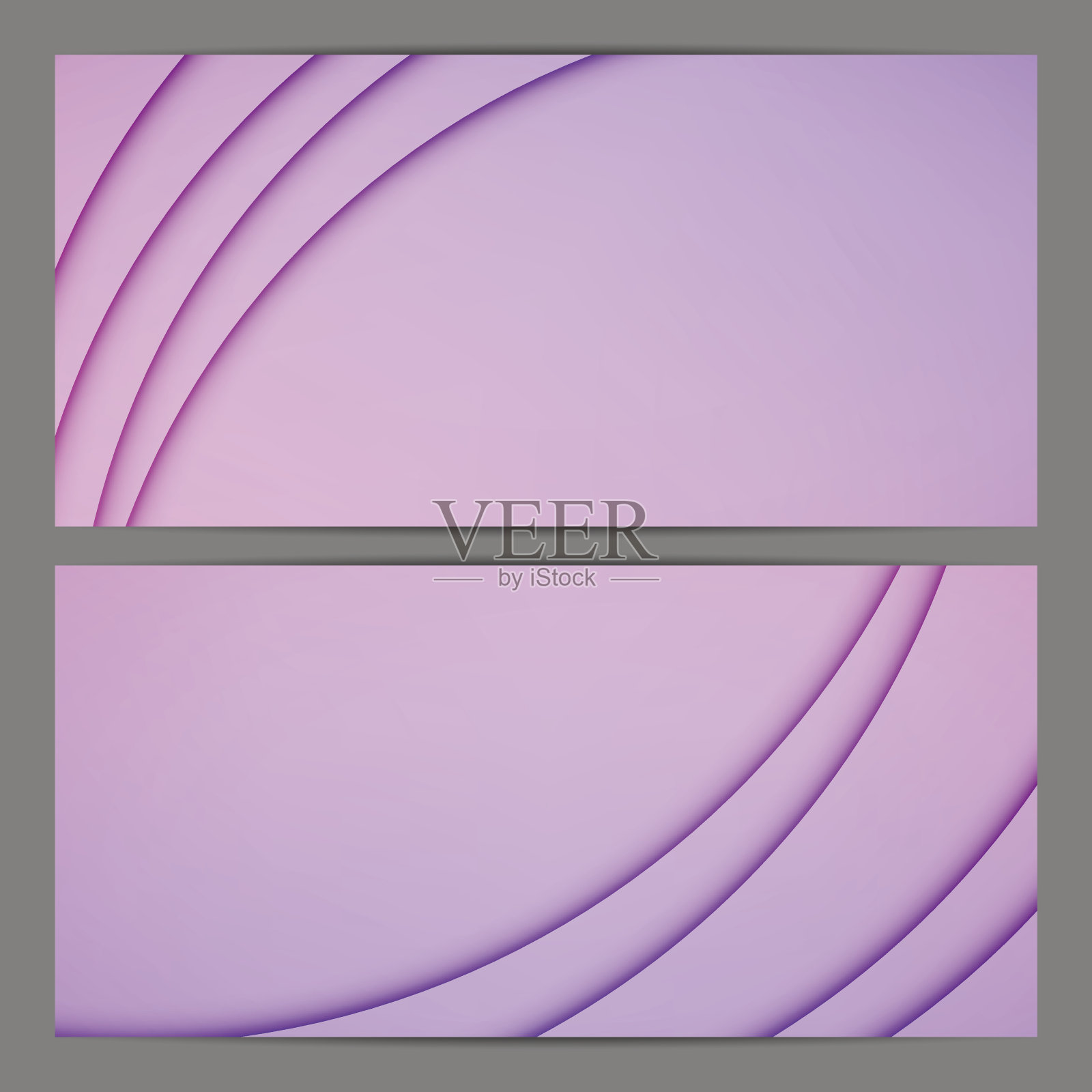 紫色现代简约抽象背景图形集合插画图片素材