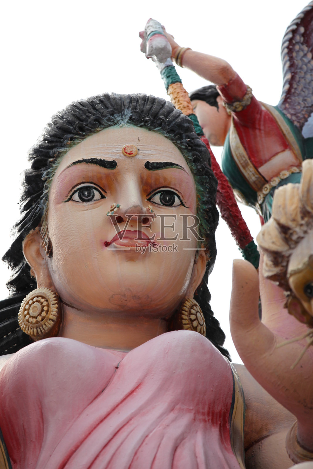 印度教和佛教的雕塑、建筑和象征,新加坡照片摄影图片