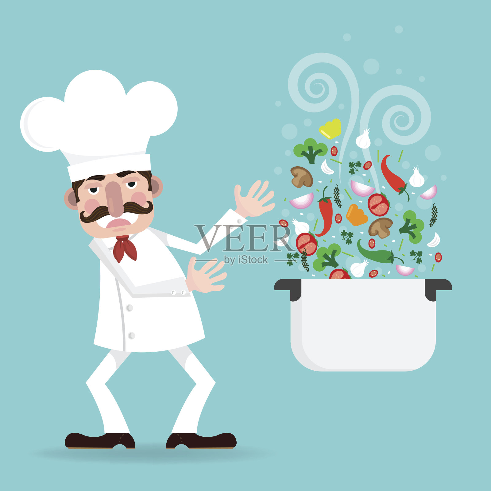 老板插画图片素材