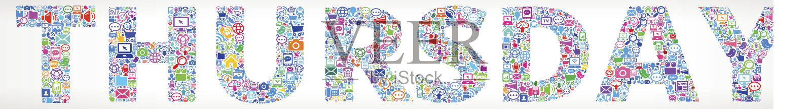 未来和互联网通信技术矢量按钮。插画图片素材