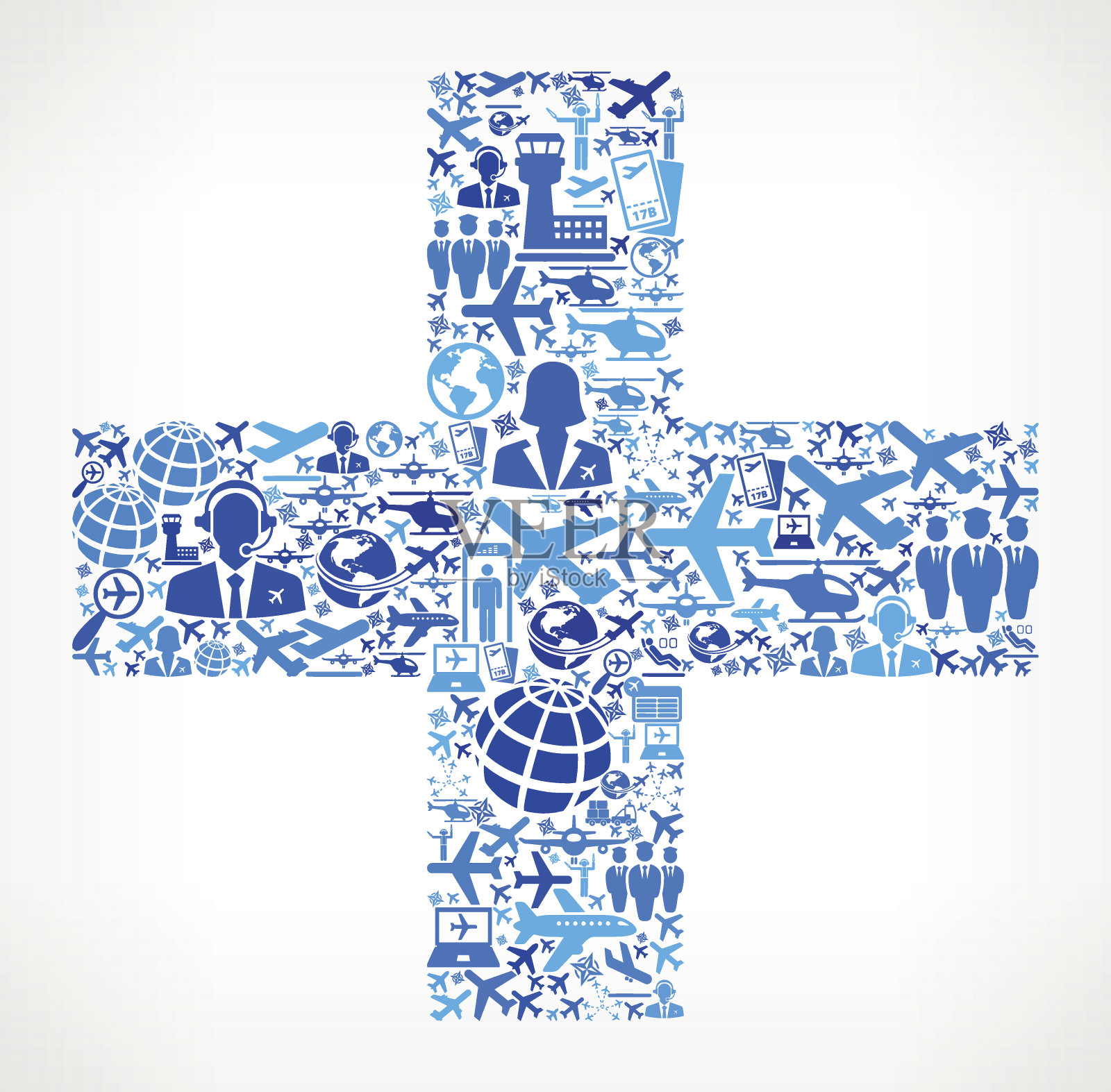 航空和飞机矢量图形插画图片素材