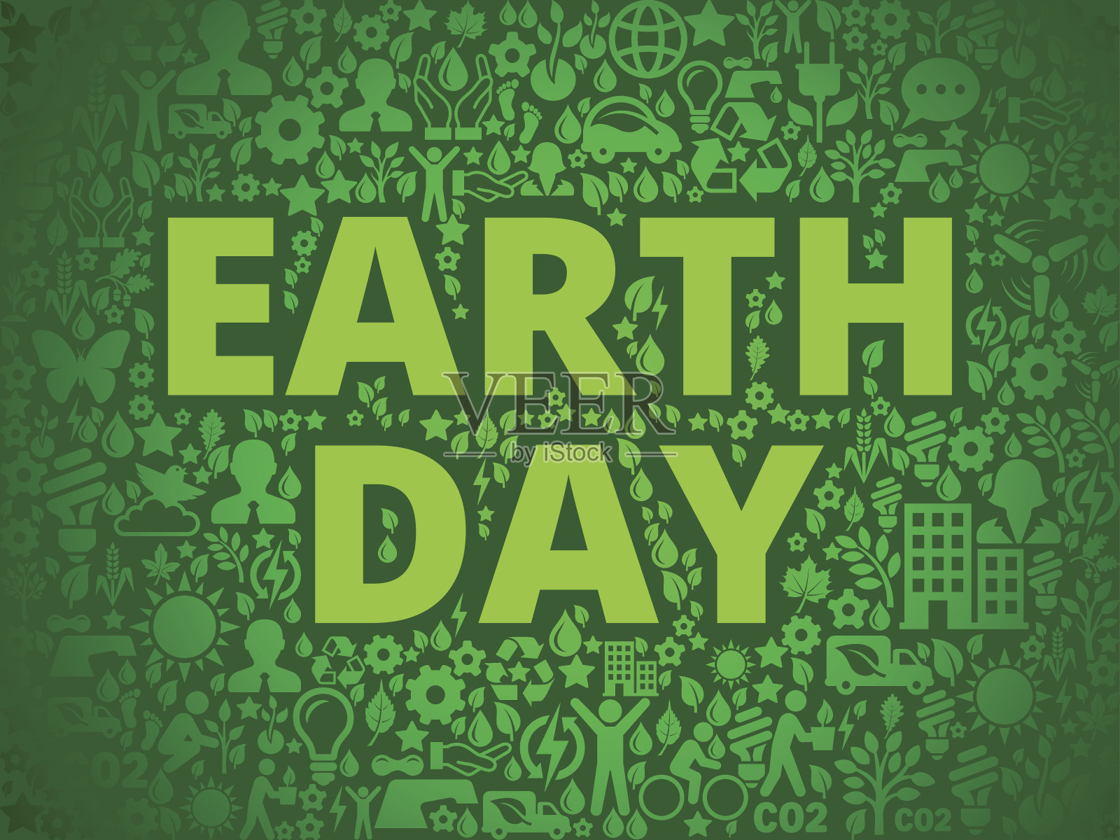 地球日环境保护矢量图标模式插画图片素材