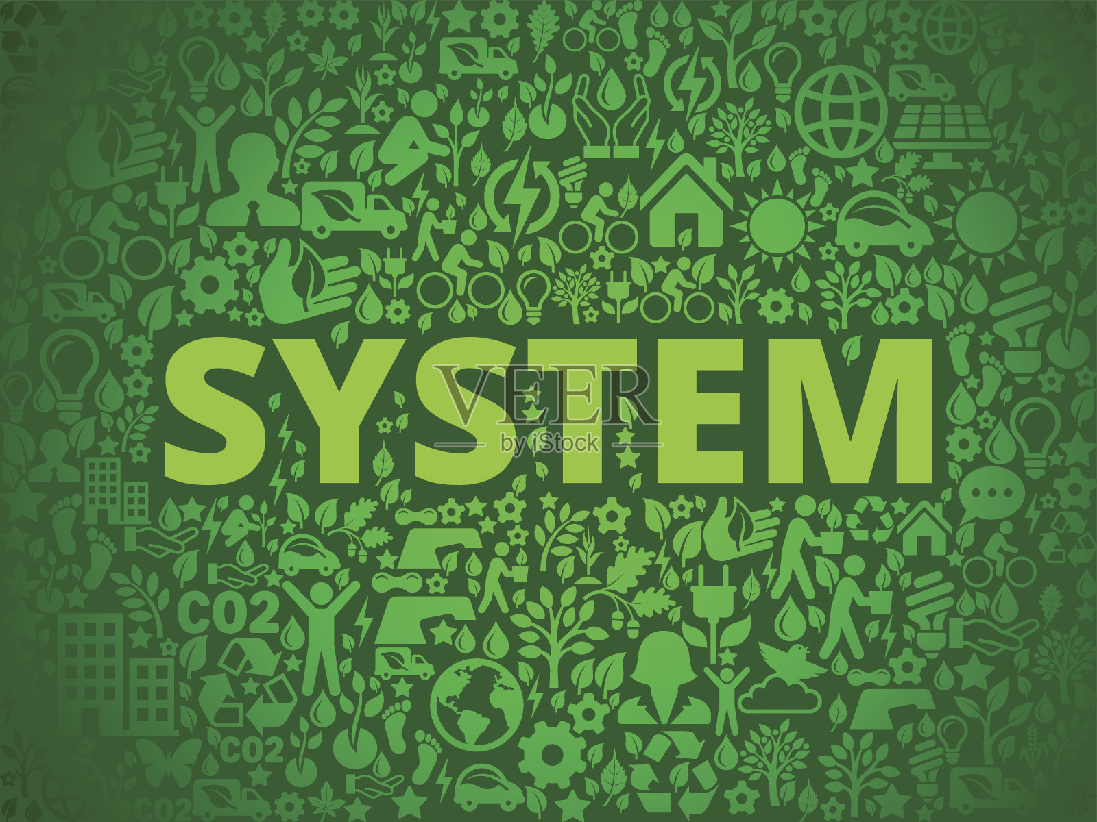 系统环境保护矢量图标模式插画图片素材