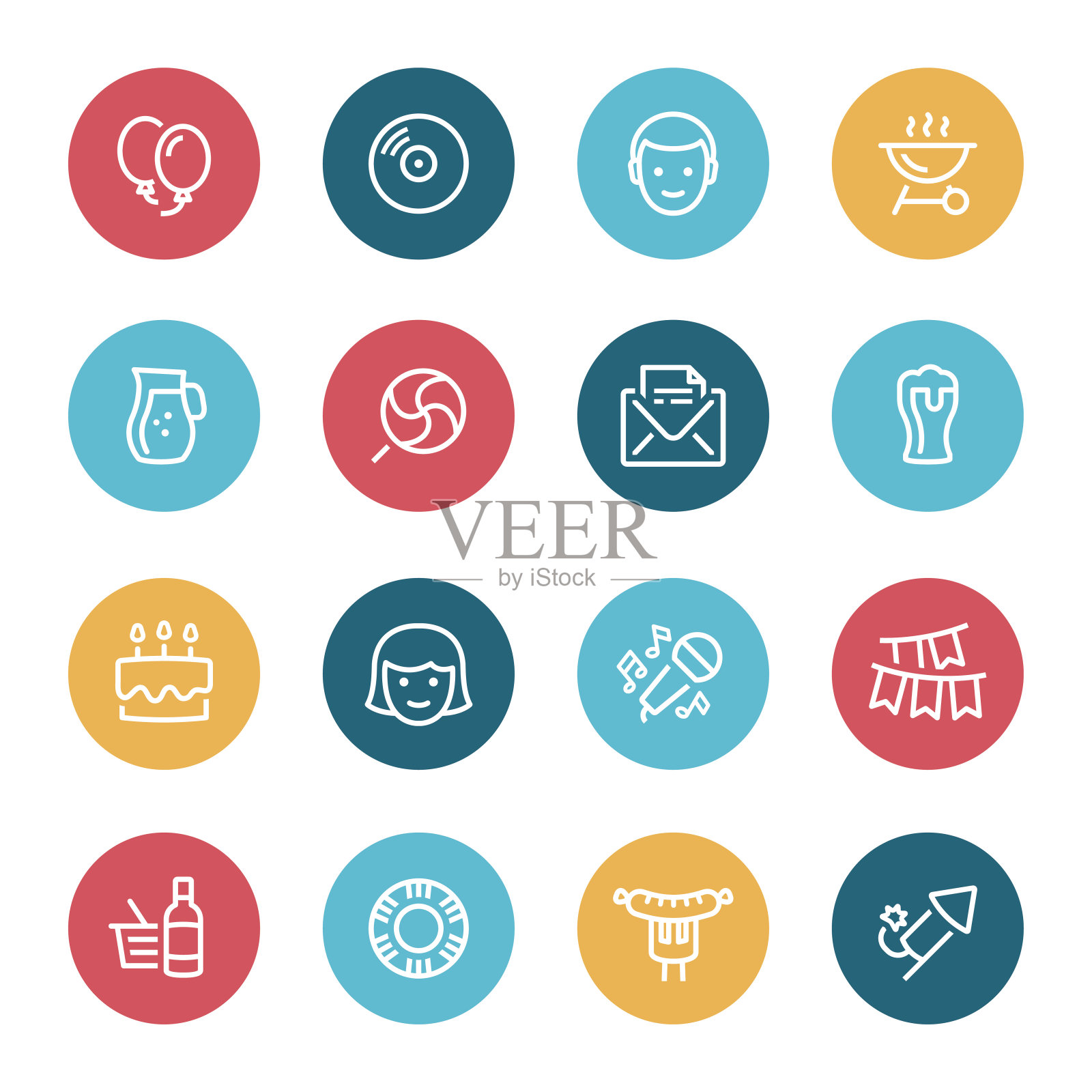 方的图标图标素材