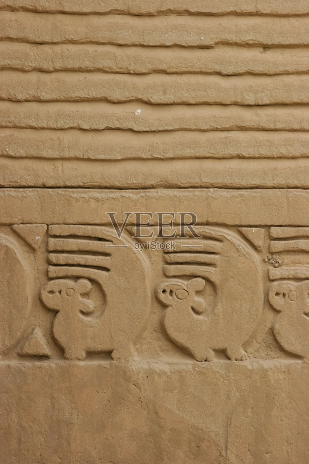 秘鲁北部古印加艺术品的重建照片摄影图片