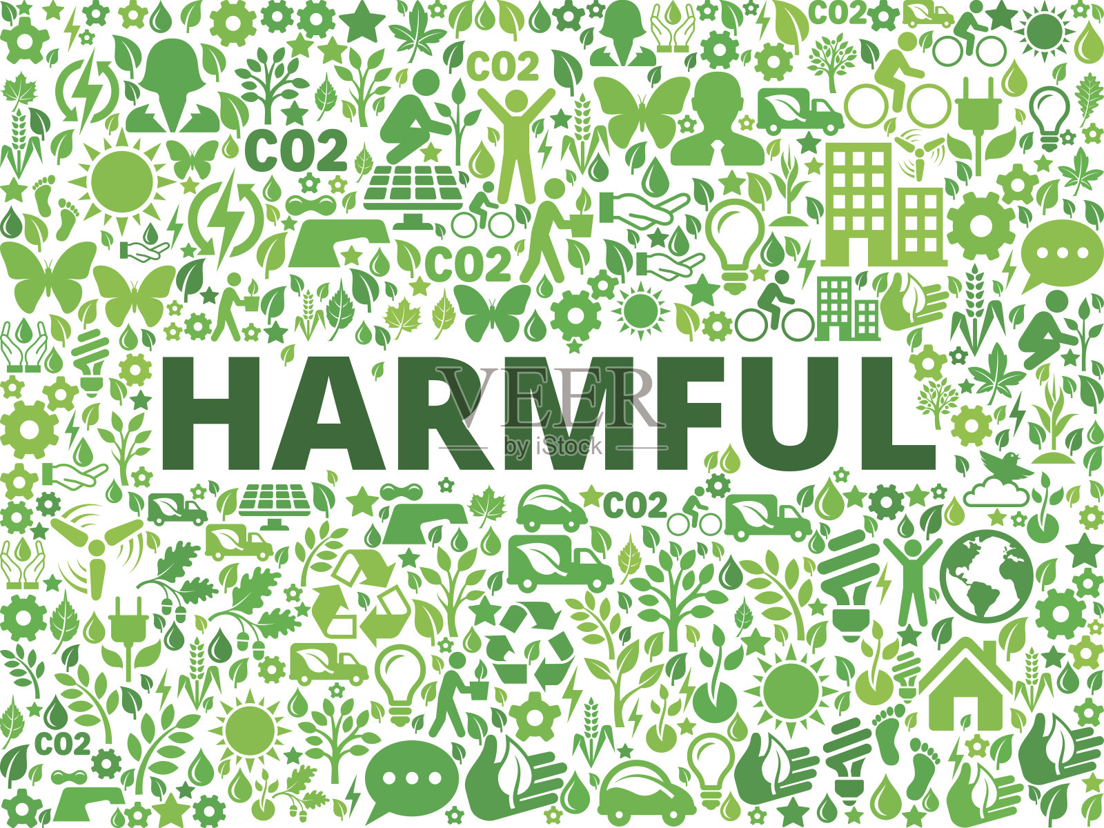 有害环境保护矢量图标模式插画图片素材