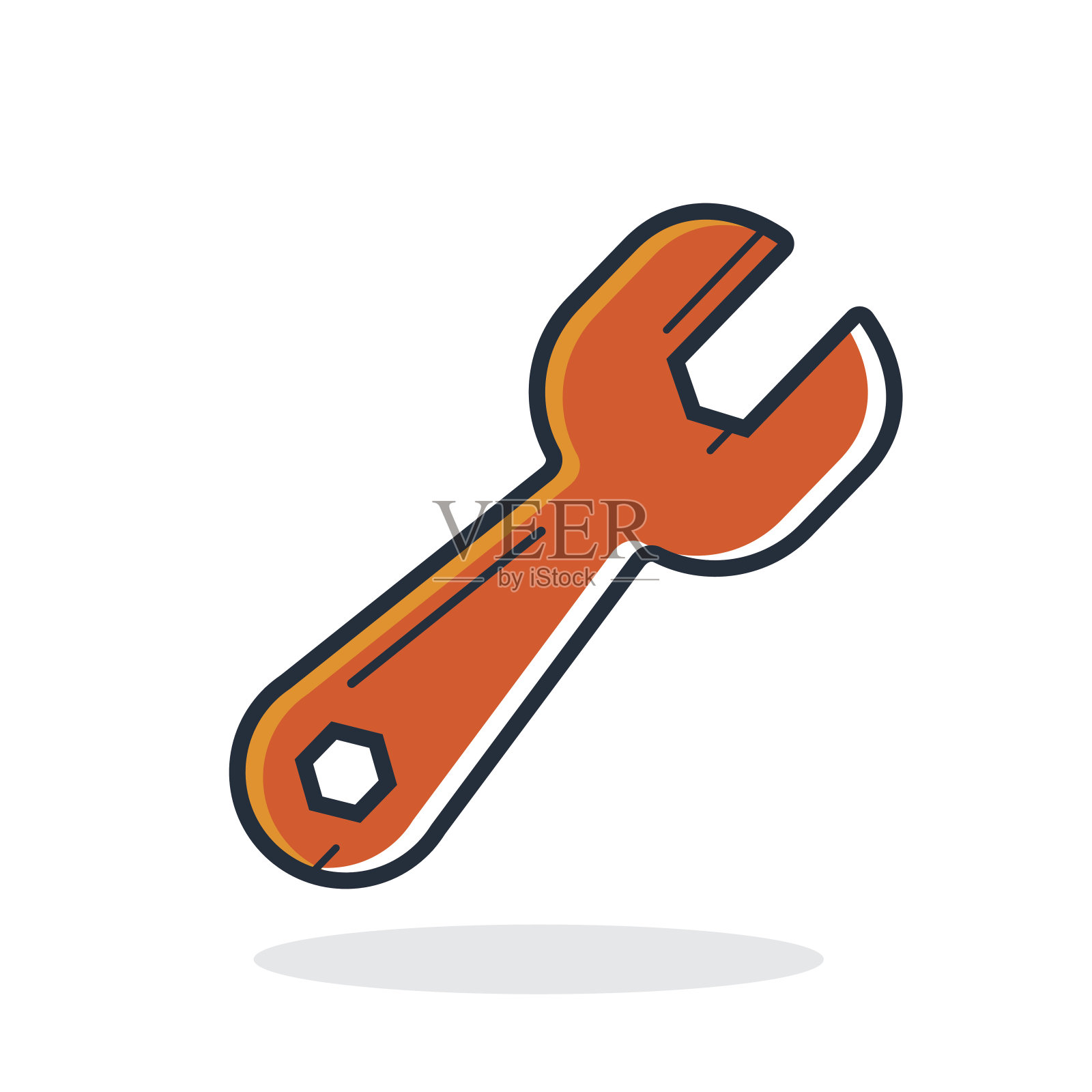 扳手图标插画图片素材