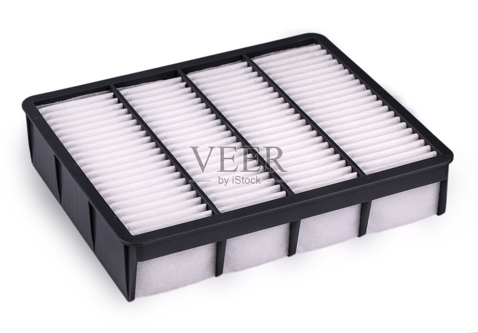 空气滤清器,汽车零部件,剪切路径。照片摄影图片