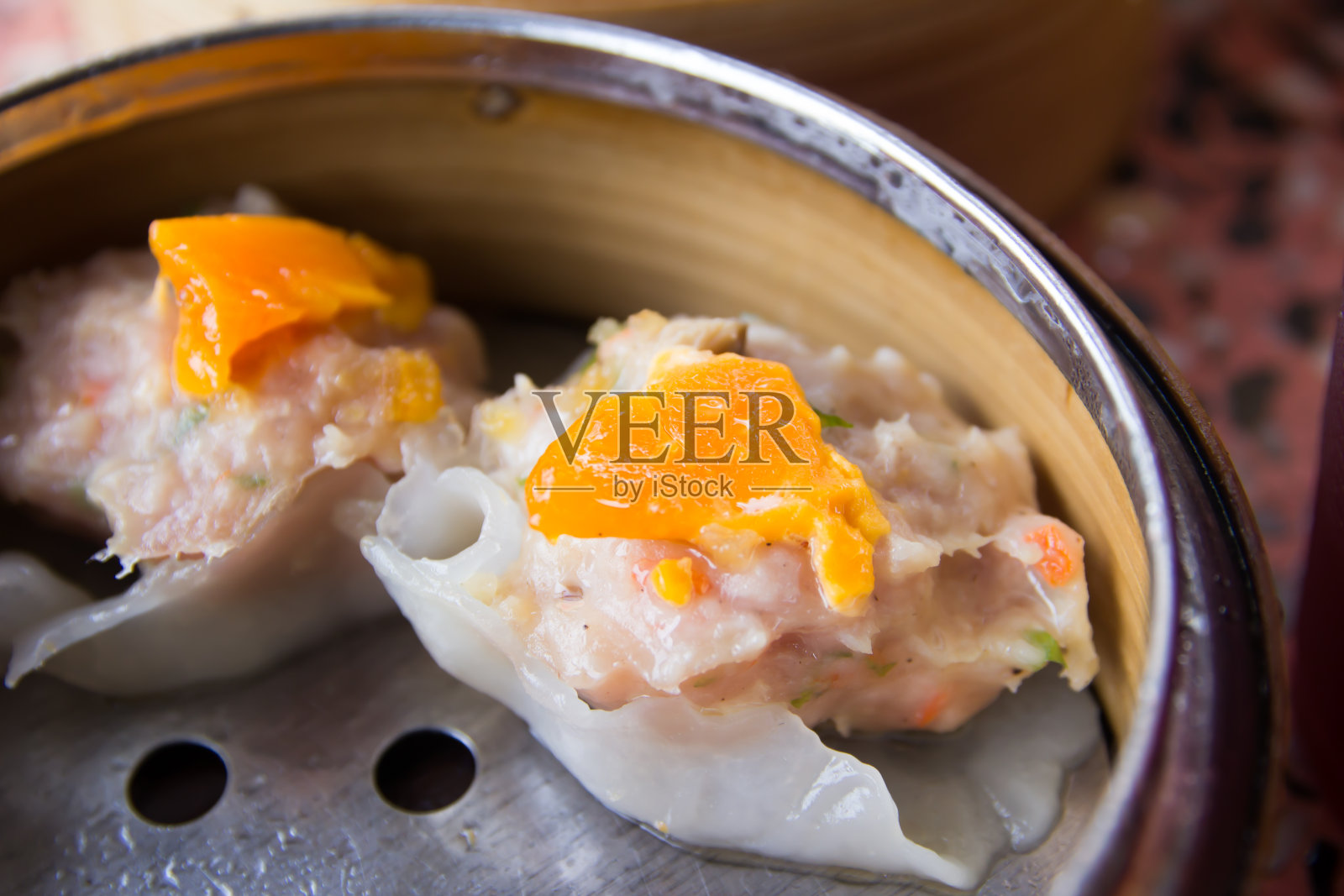 竹蒸笼点心-中国菜照片摄影图片