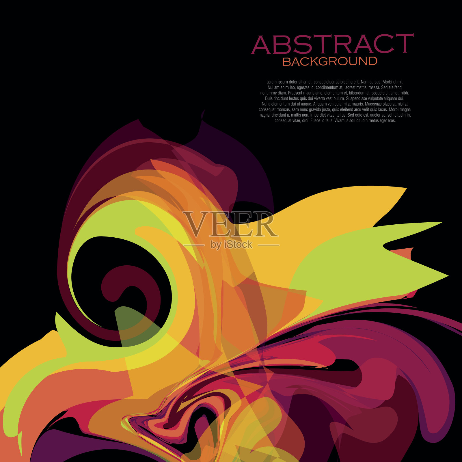 美丽的抽象背景插画图片素材