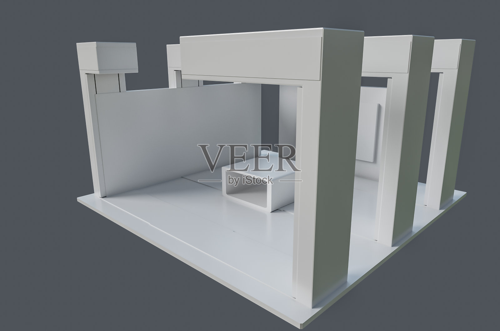展位3d模板照片摄影图片