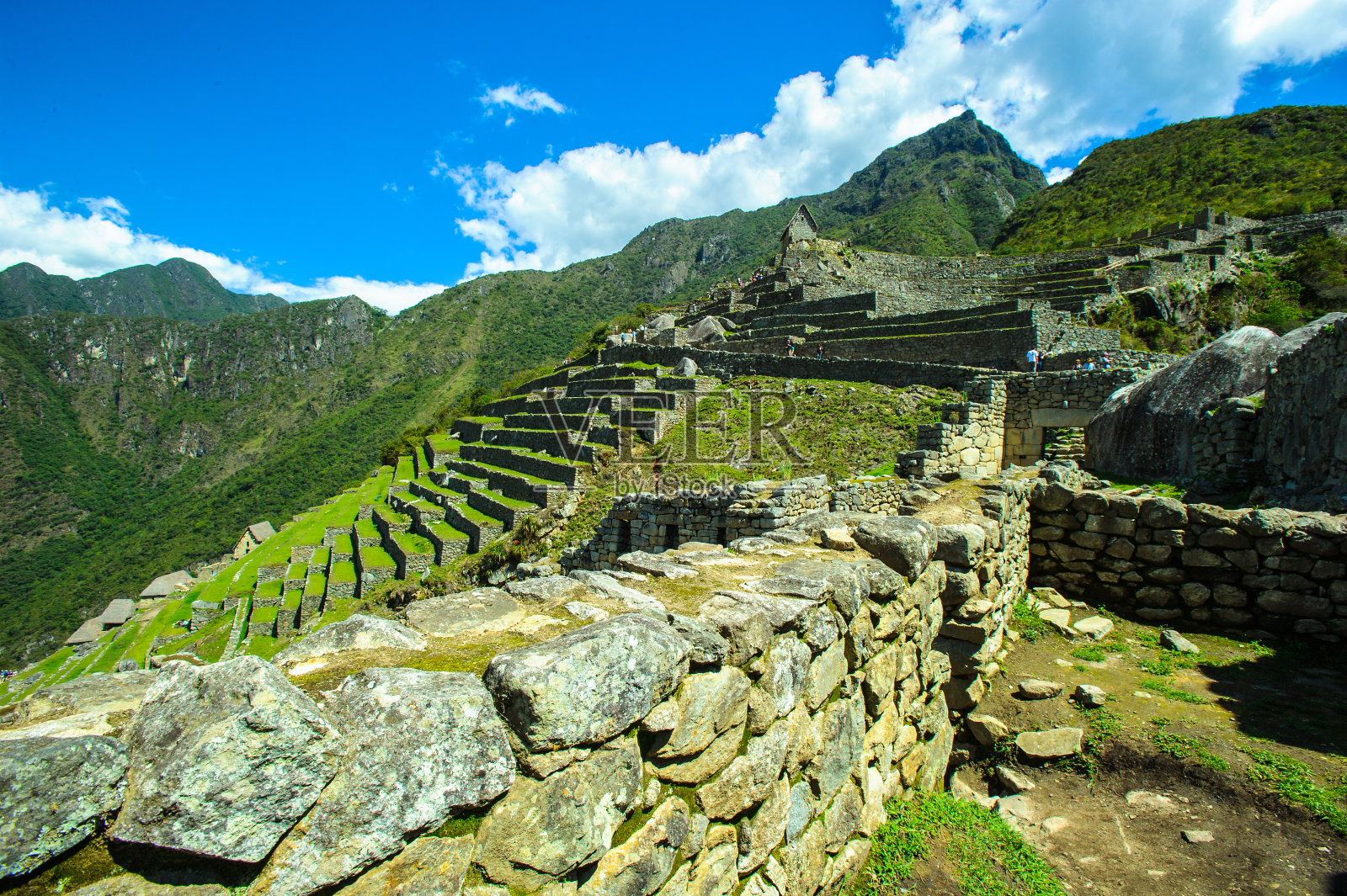 马丘比丘,联合国教科文组织世界遗产地,秘鲁,拉丁美洲照片摄影图片