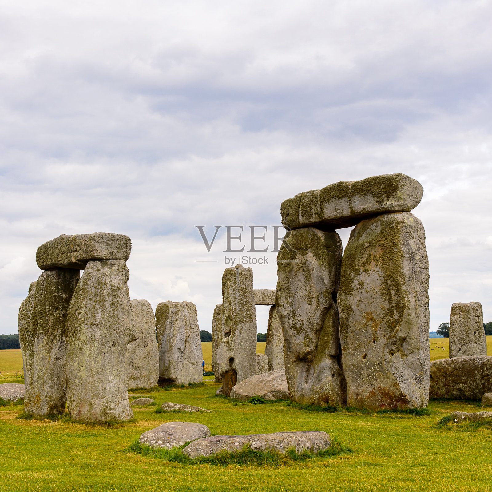 巨石阵,英国威尔特郡的史前纪念碑。联合国教科文组织世界遗产名录照片摄影图片