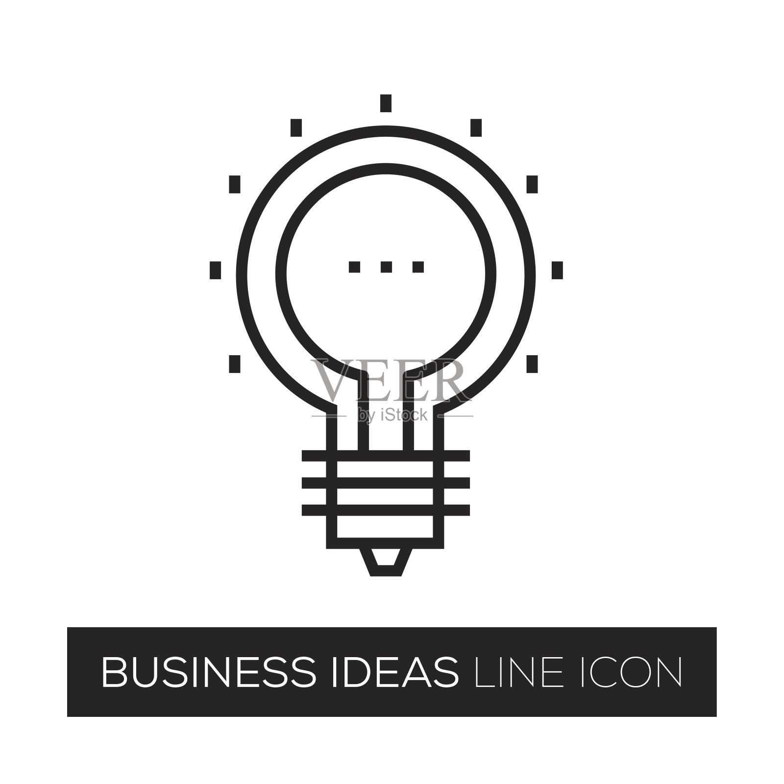 商业创意线图标插画图片素材