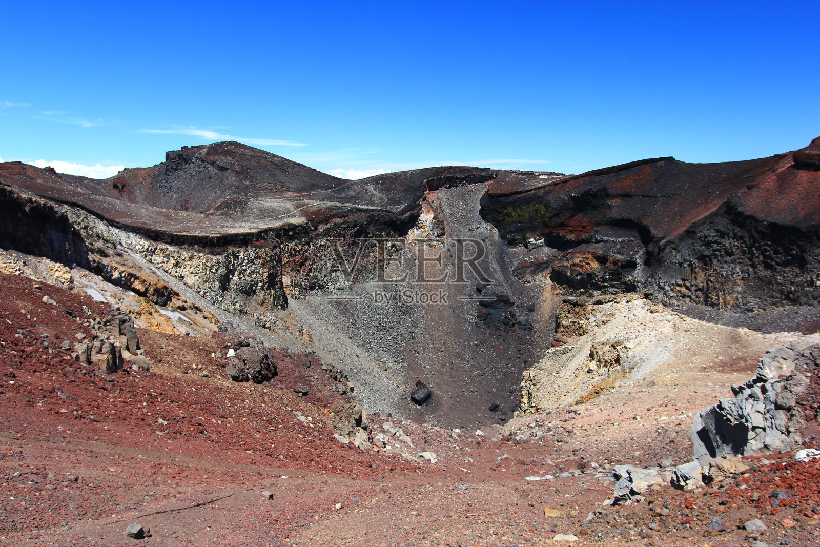 富士山山顶照片摄影图片