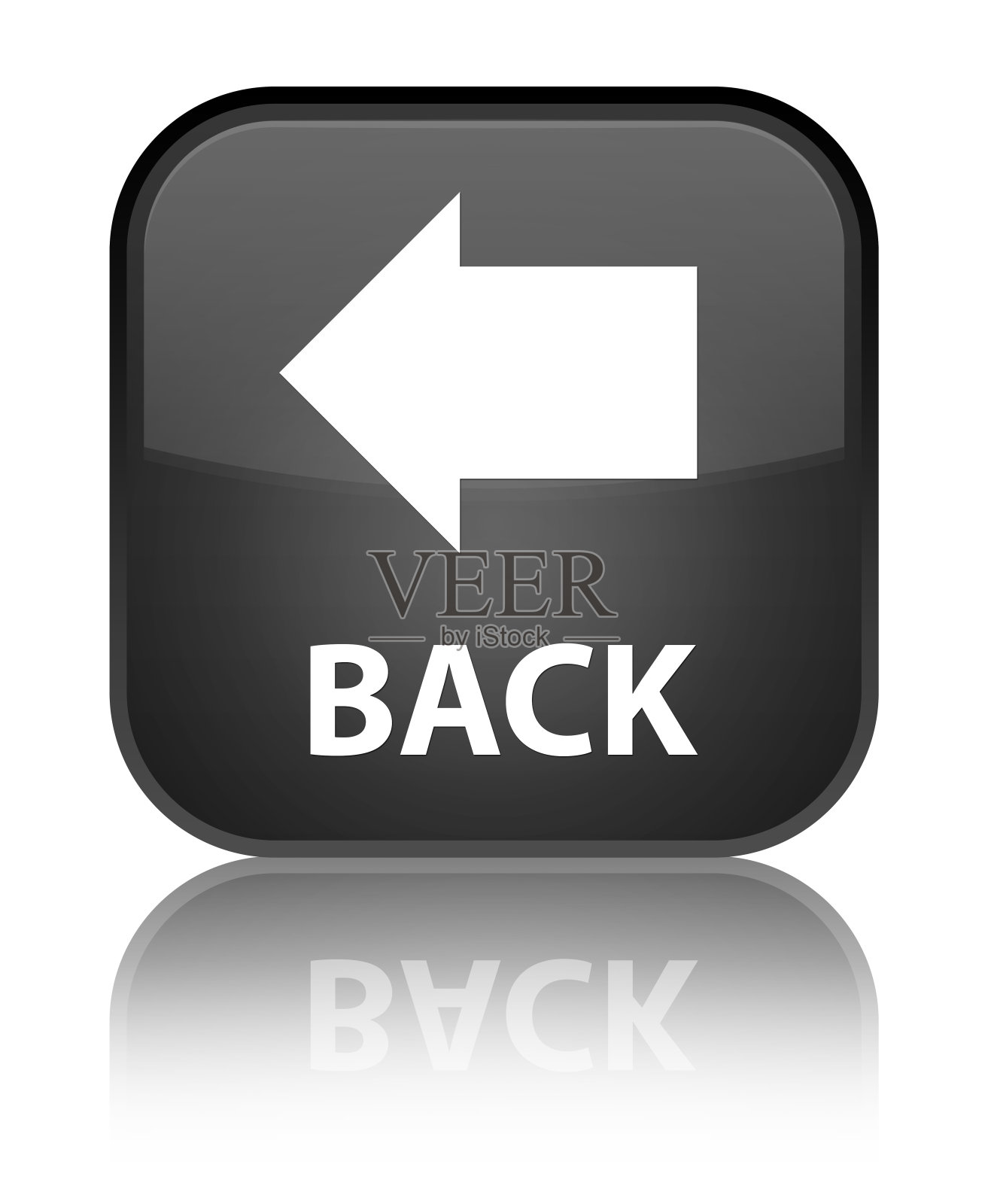 背面特殊黑色方形按钮设计元素图片