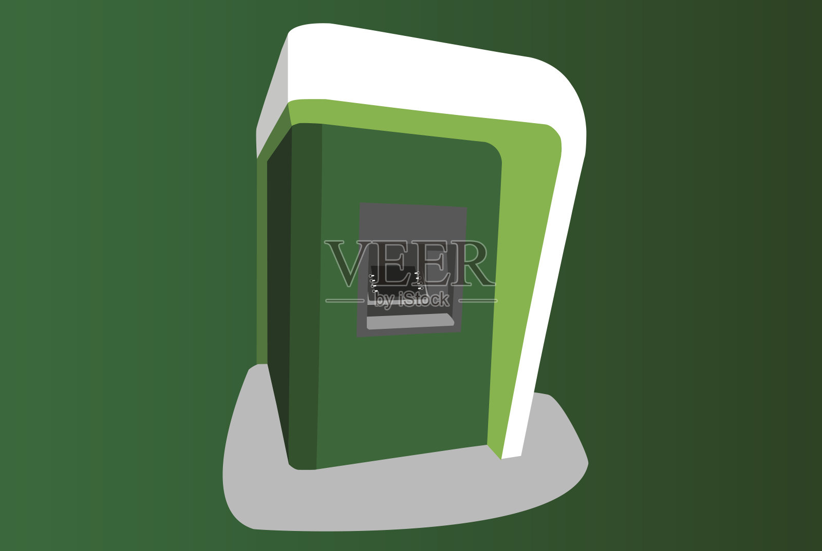 atm现金机器插画图片素材