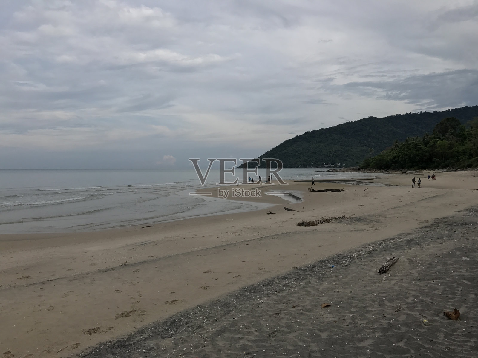 海滩与天空照片摄影图片