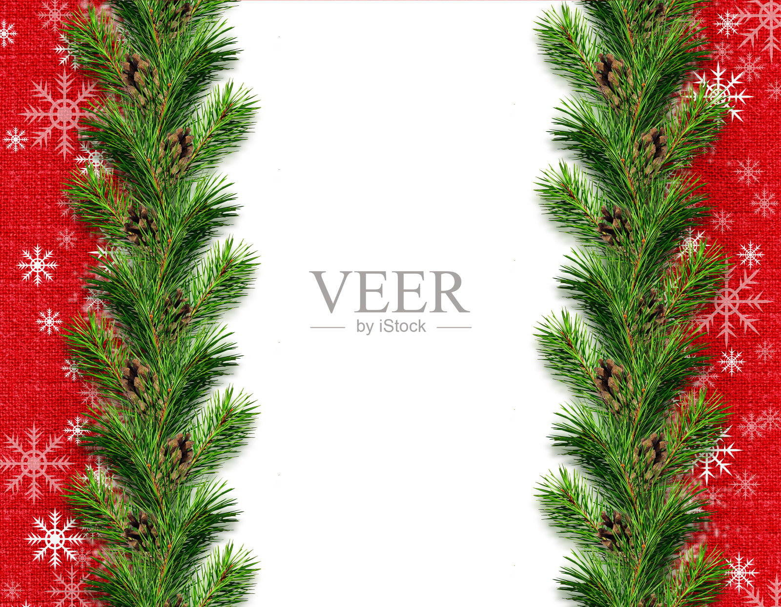 冬天或圣诞节用雪花来安排照片摄影图片