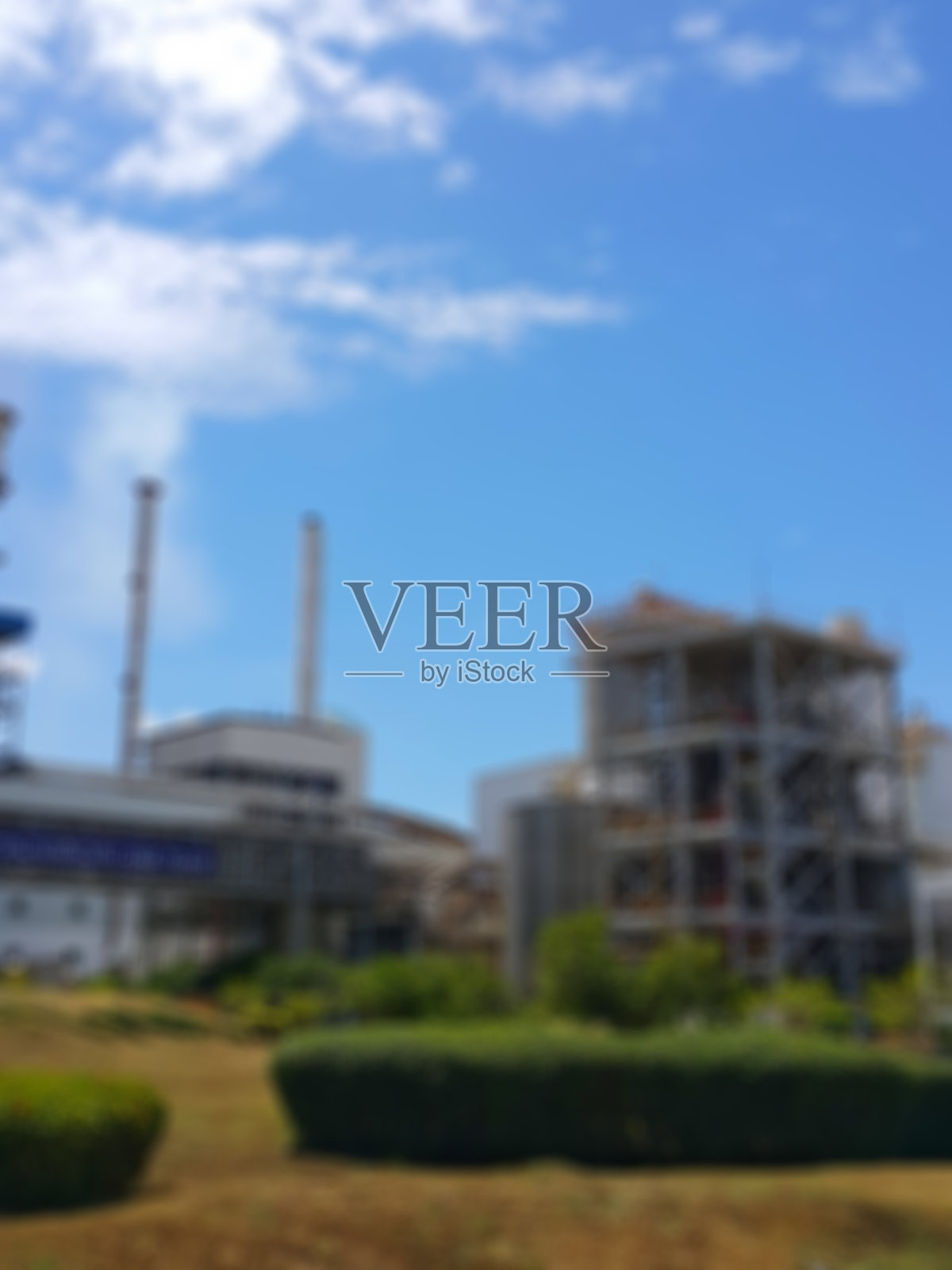 模糊的背景图像的工厂照片摄影图片