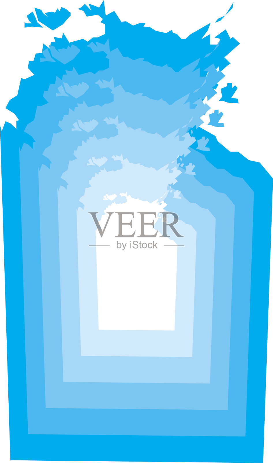 北领地放大插画图片素材