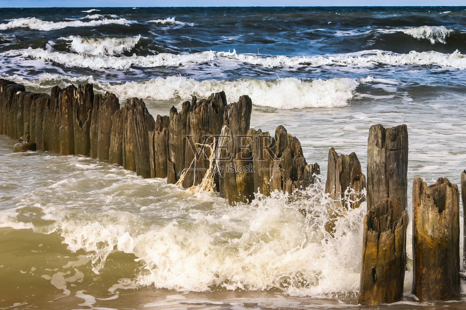 波罗的海海岸线上美丽的沙丘景观照片摄影图片