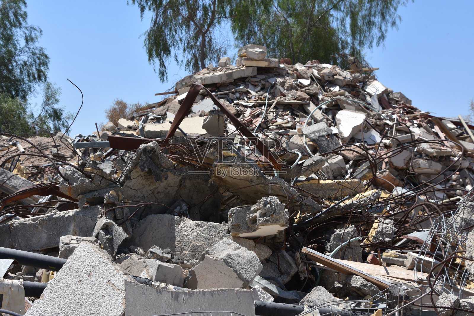 废墟建筑照片摄影图片