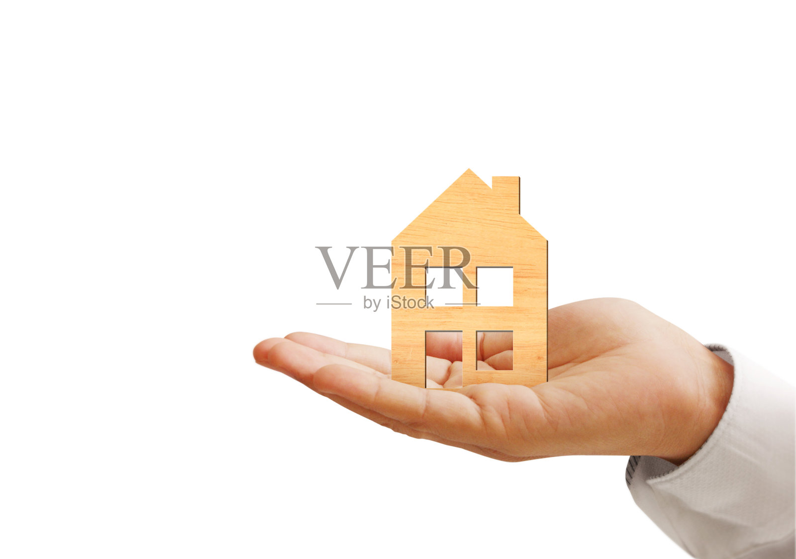 抵押概念由房屋由手照片摄影图片