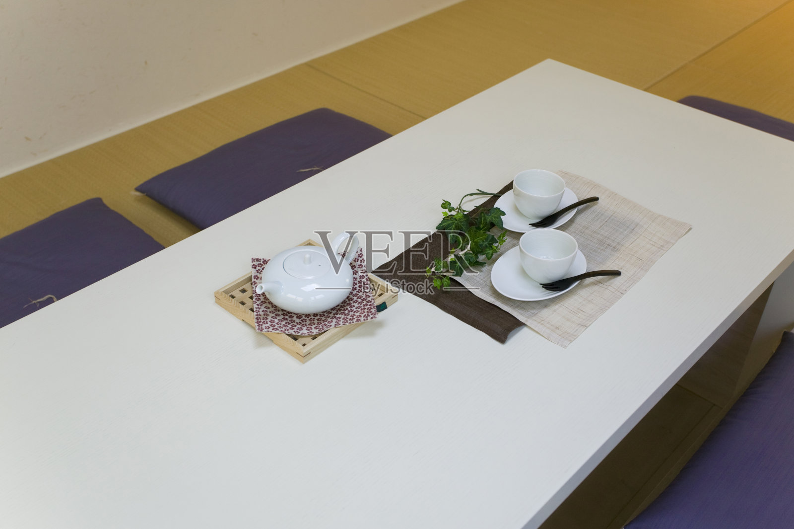 日式的房间照片摄影图片