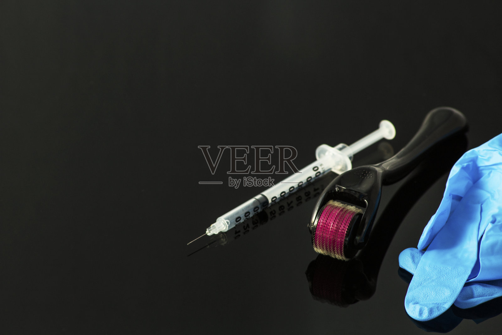 医用微针法达洛勒照片摄影图片