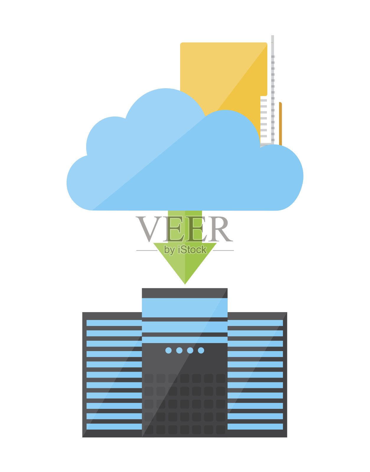 存储设备插画图片素材