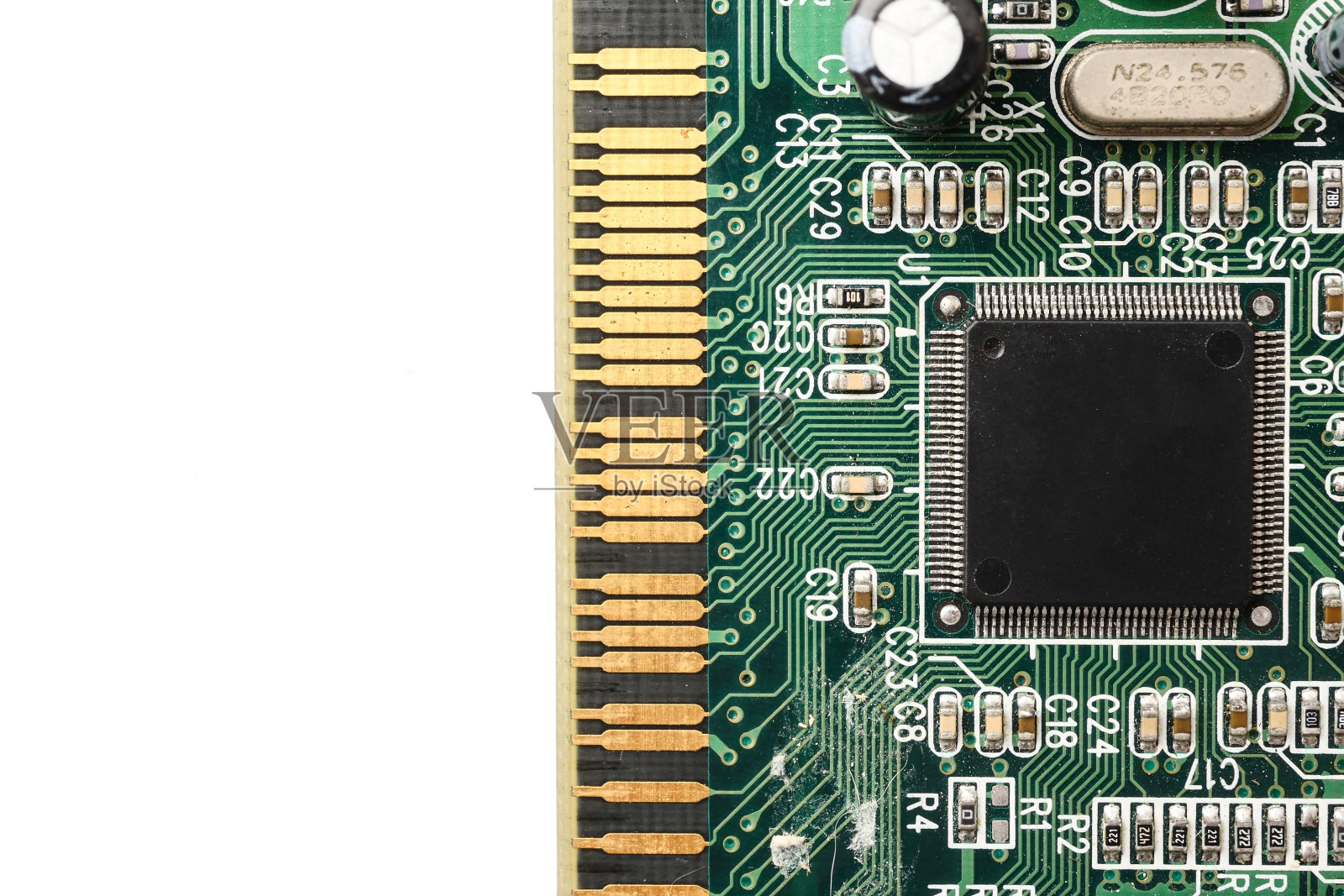 电脑线路板,电子技术白底。文本的空闲空间照片摄影图片