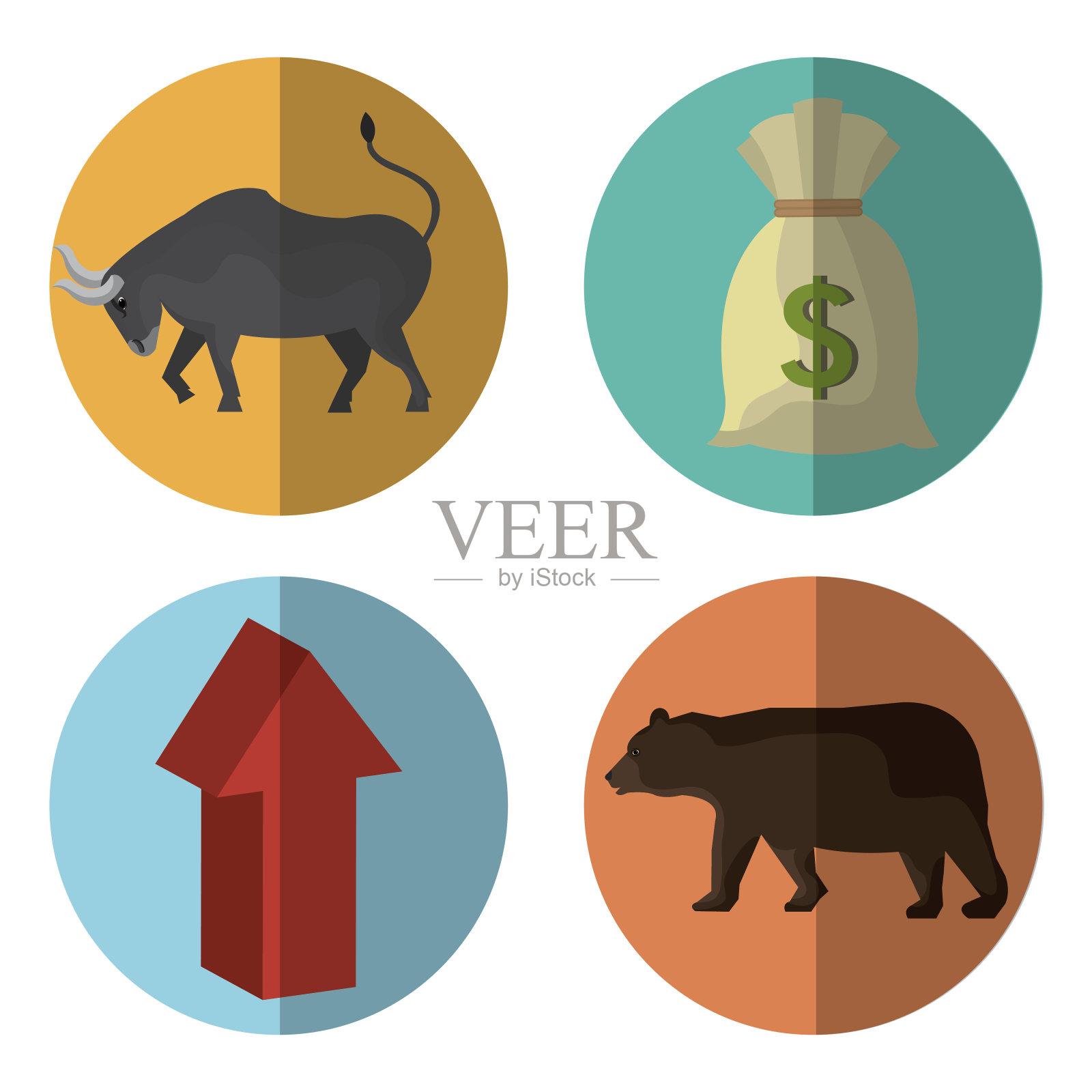 商业证券交易所设计插画图片素材