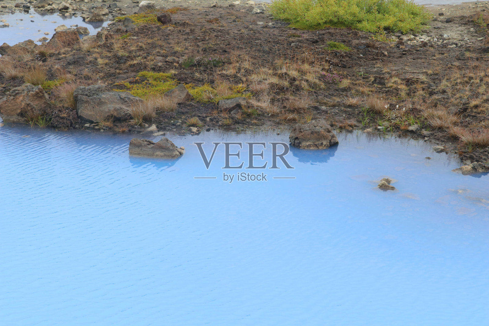 Myvatn天然蓝色温泉浴照片摄影图片