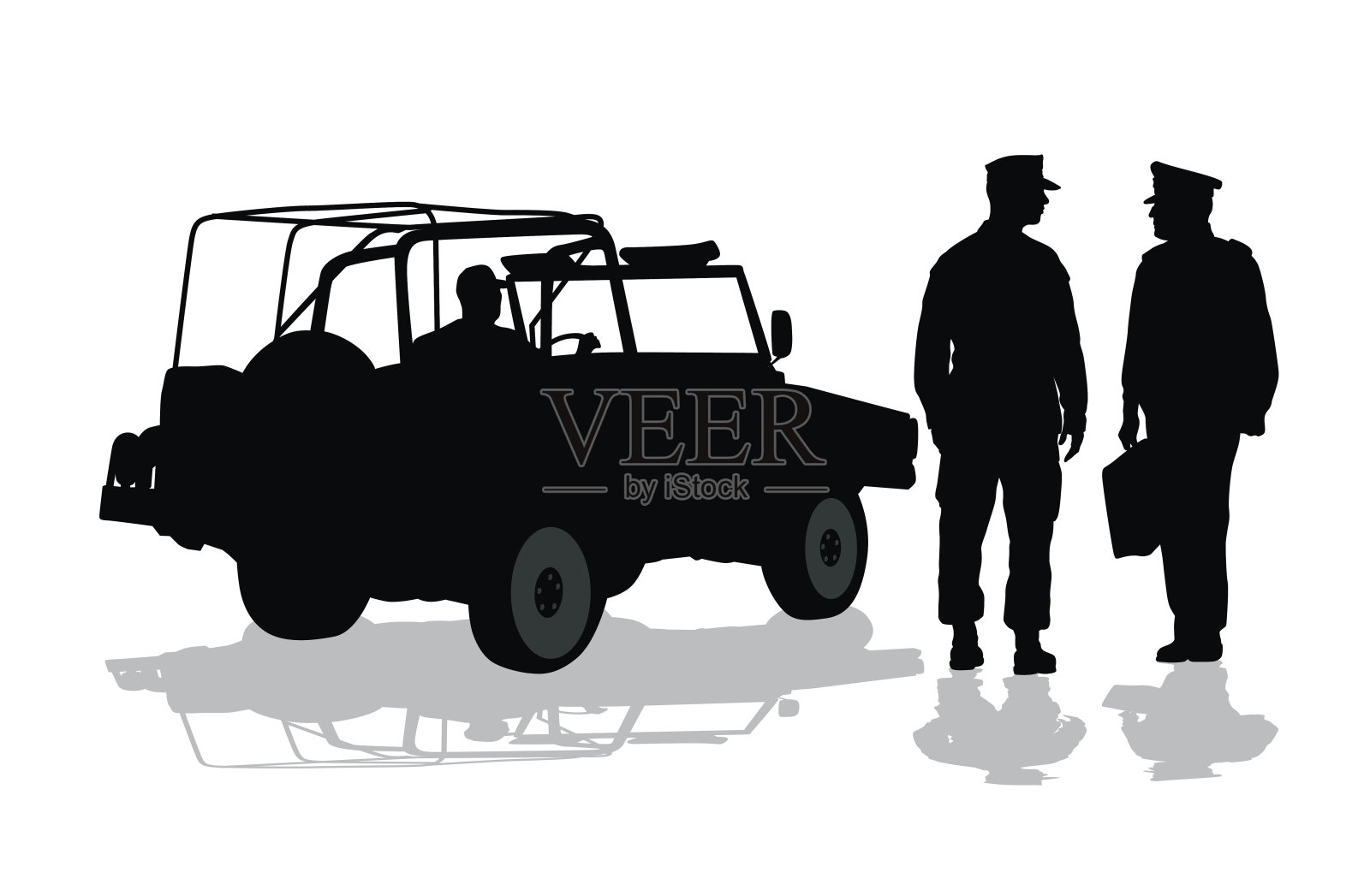 军队高级官员设计元素图片