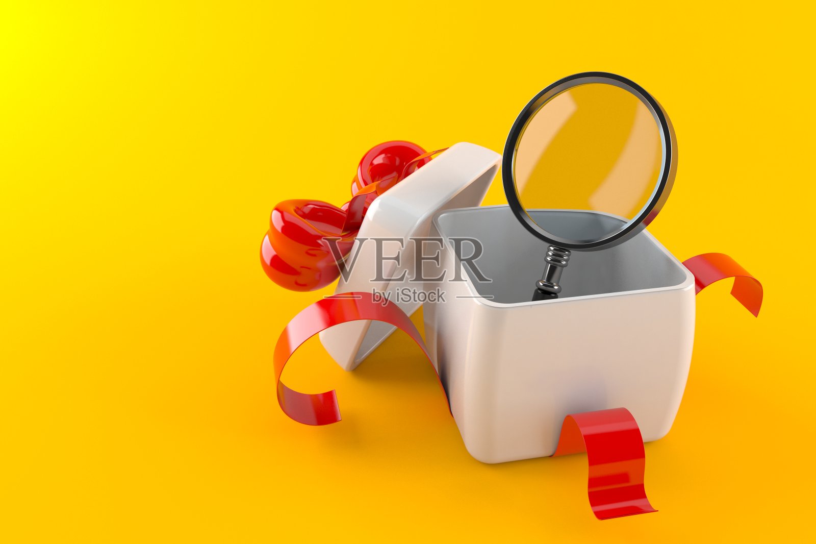 用放大镜做礼物照片摄影图片