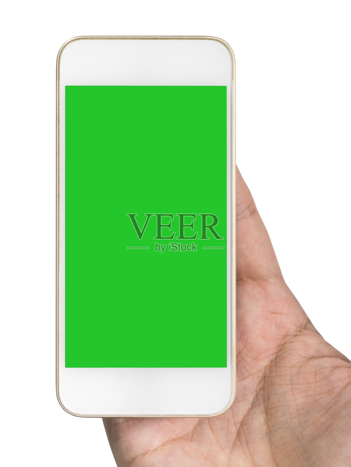 空白智能手机屏幕模拟和复制空间与剪切路径照片摄影图片