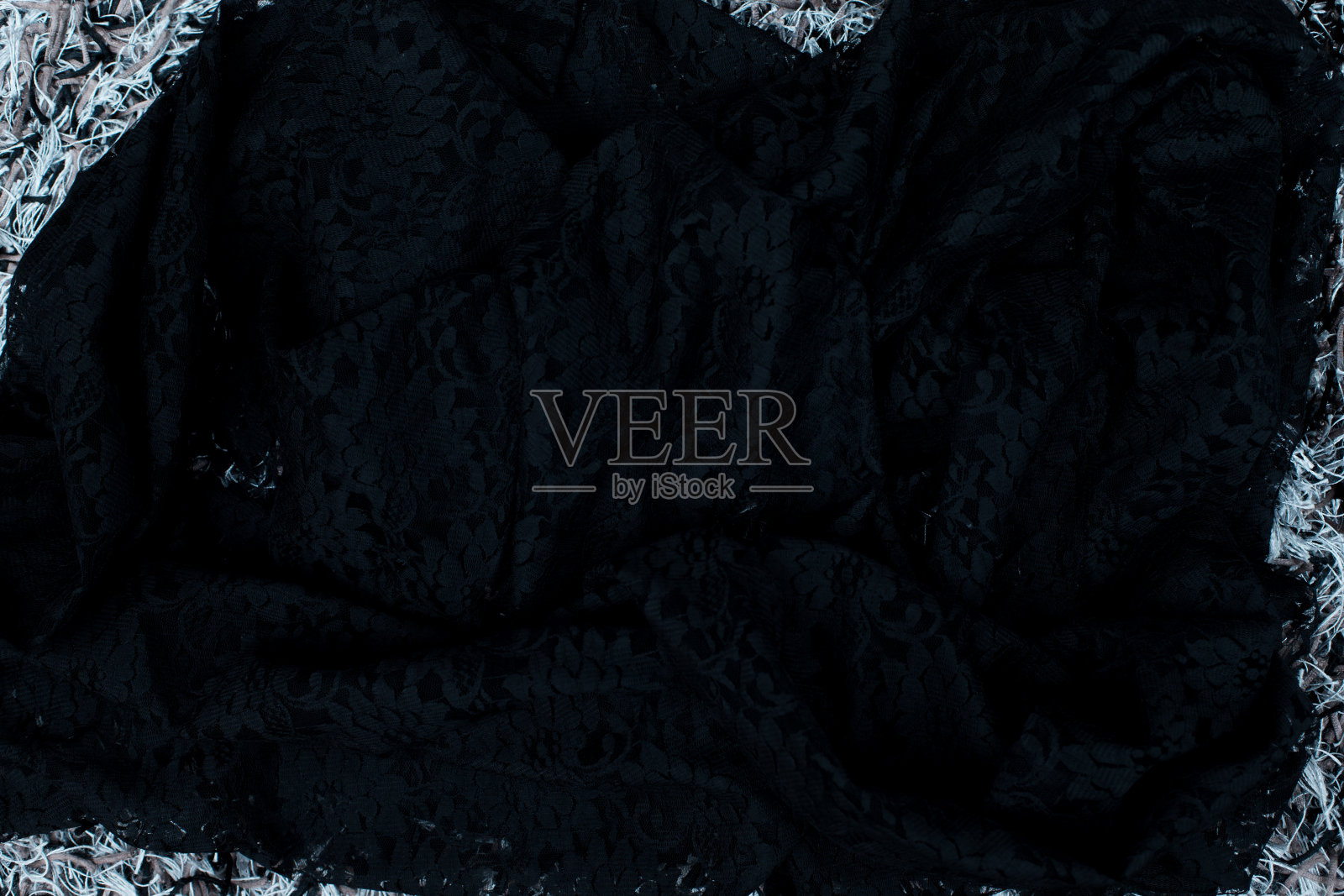 戴面纱的蓝眼睛女人照片摄影图片