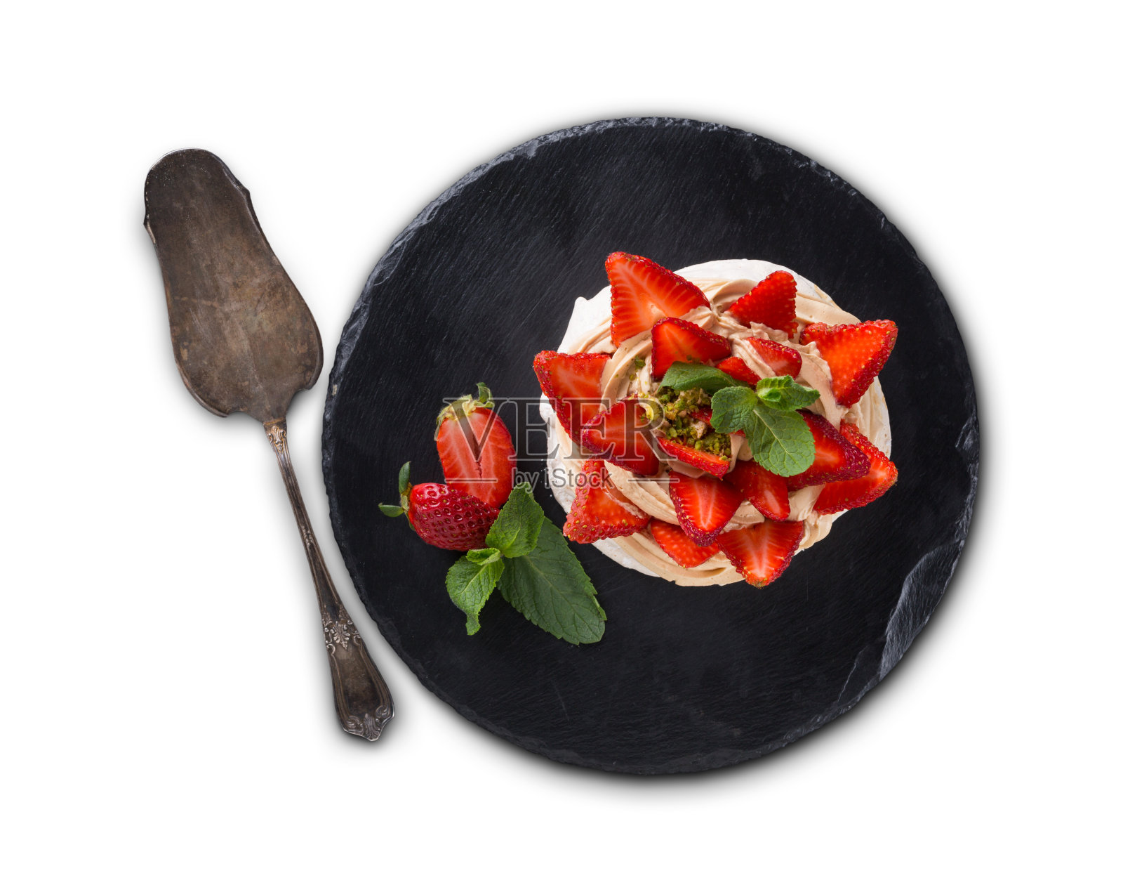 健身餐厅甜品孤立上白照片摄影图片