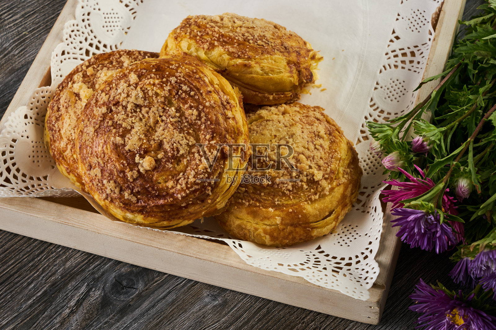 自制阿塞拜疆国家糕点Gogal照片摄影图片