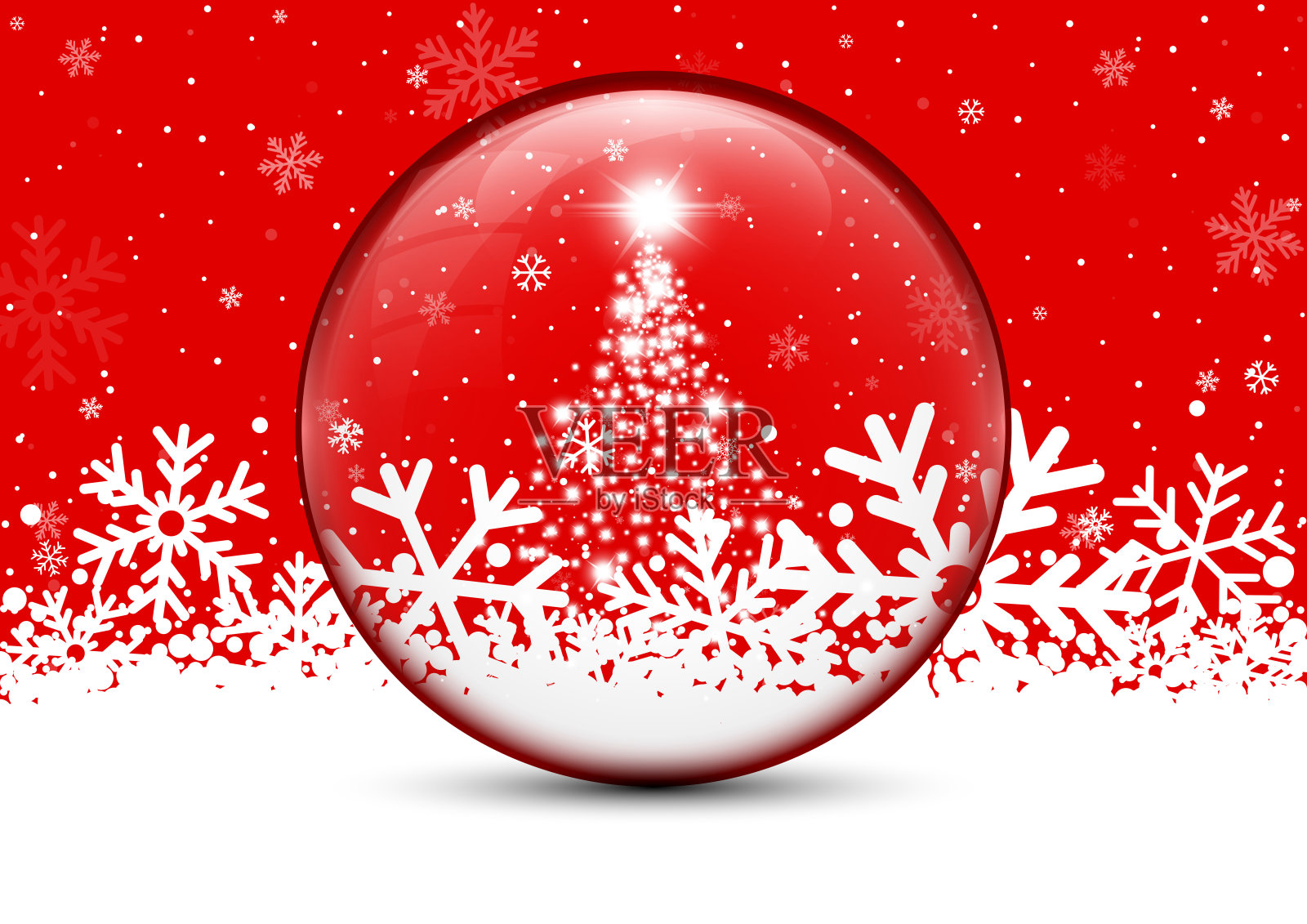 圣诞节全球插画图片素材