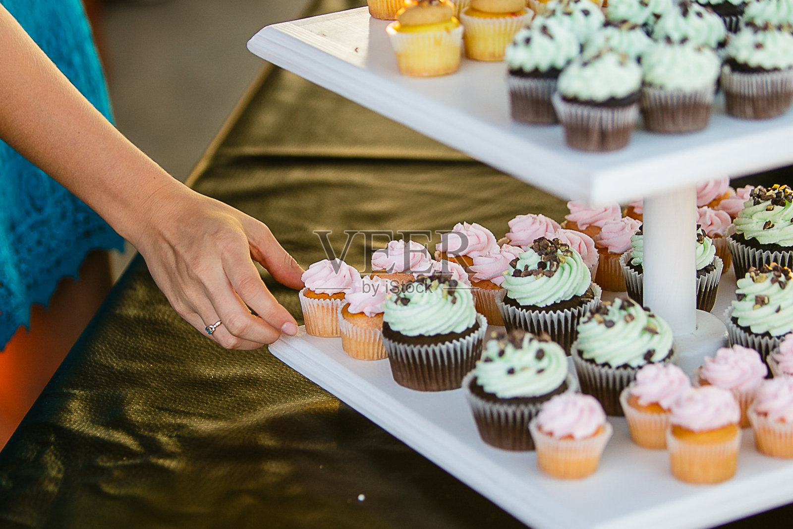 纸杯蛋糕照片摄影图片