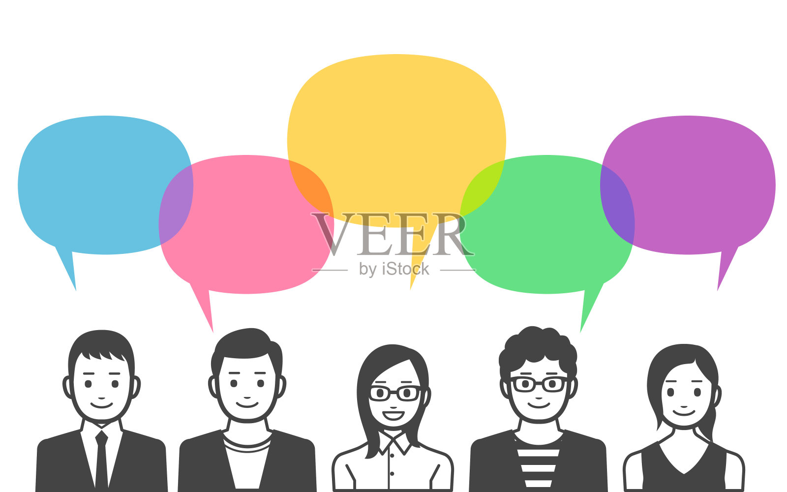 讨论插画图片素材