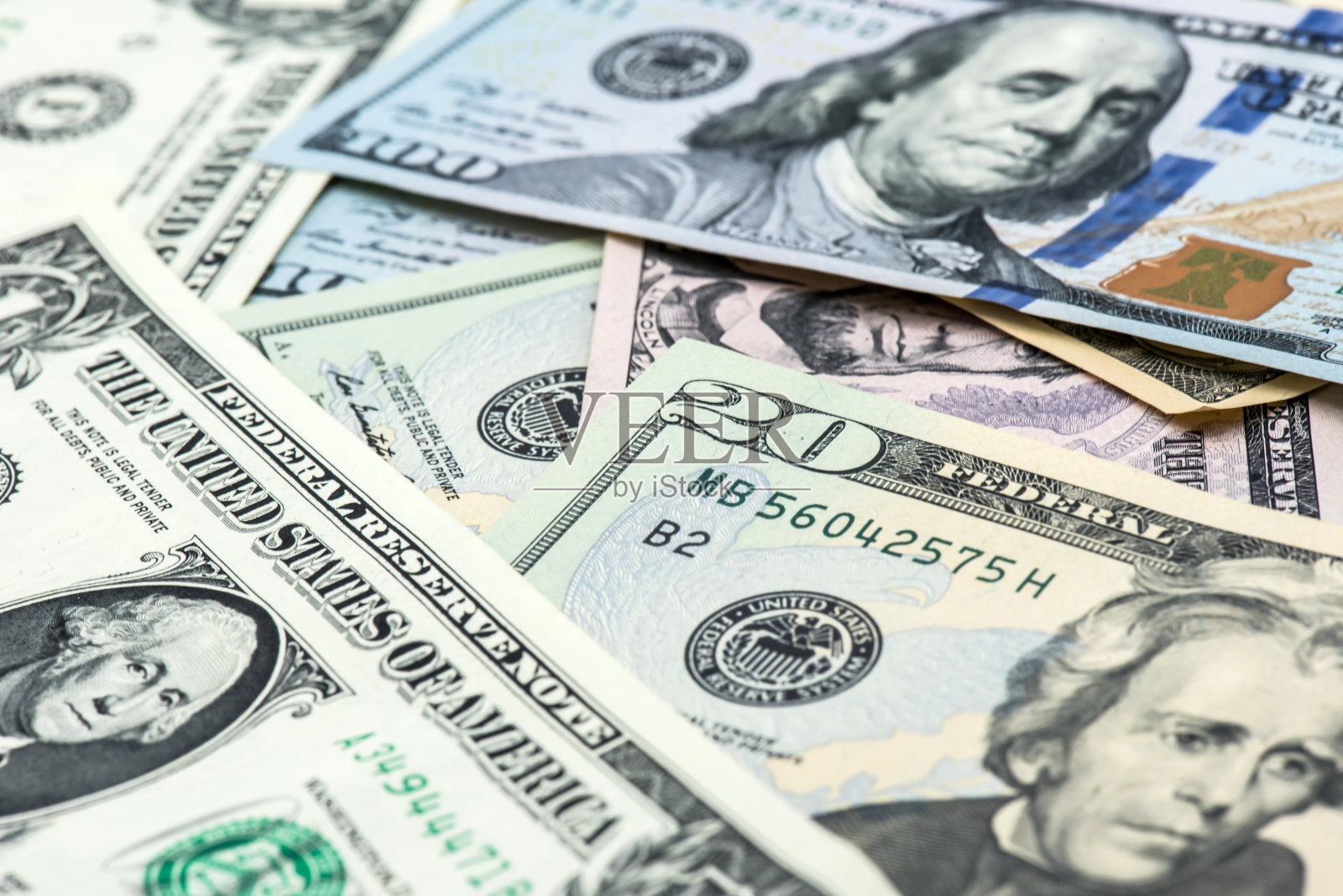 美元货币,美国纸币,货币和金融照片摄影图片