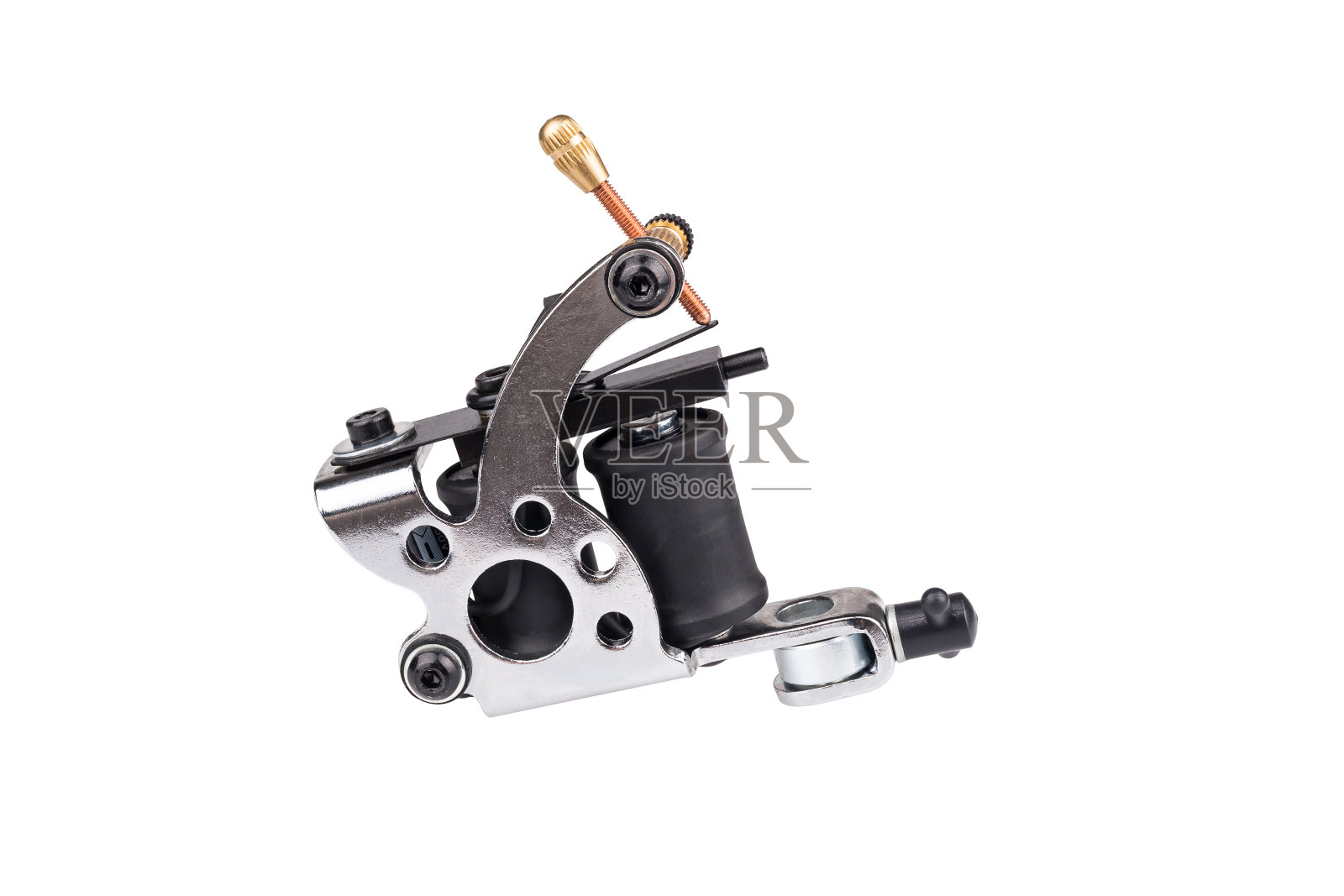 纹身机孤立在白色背景上照片摄影图片