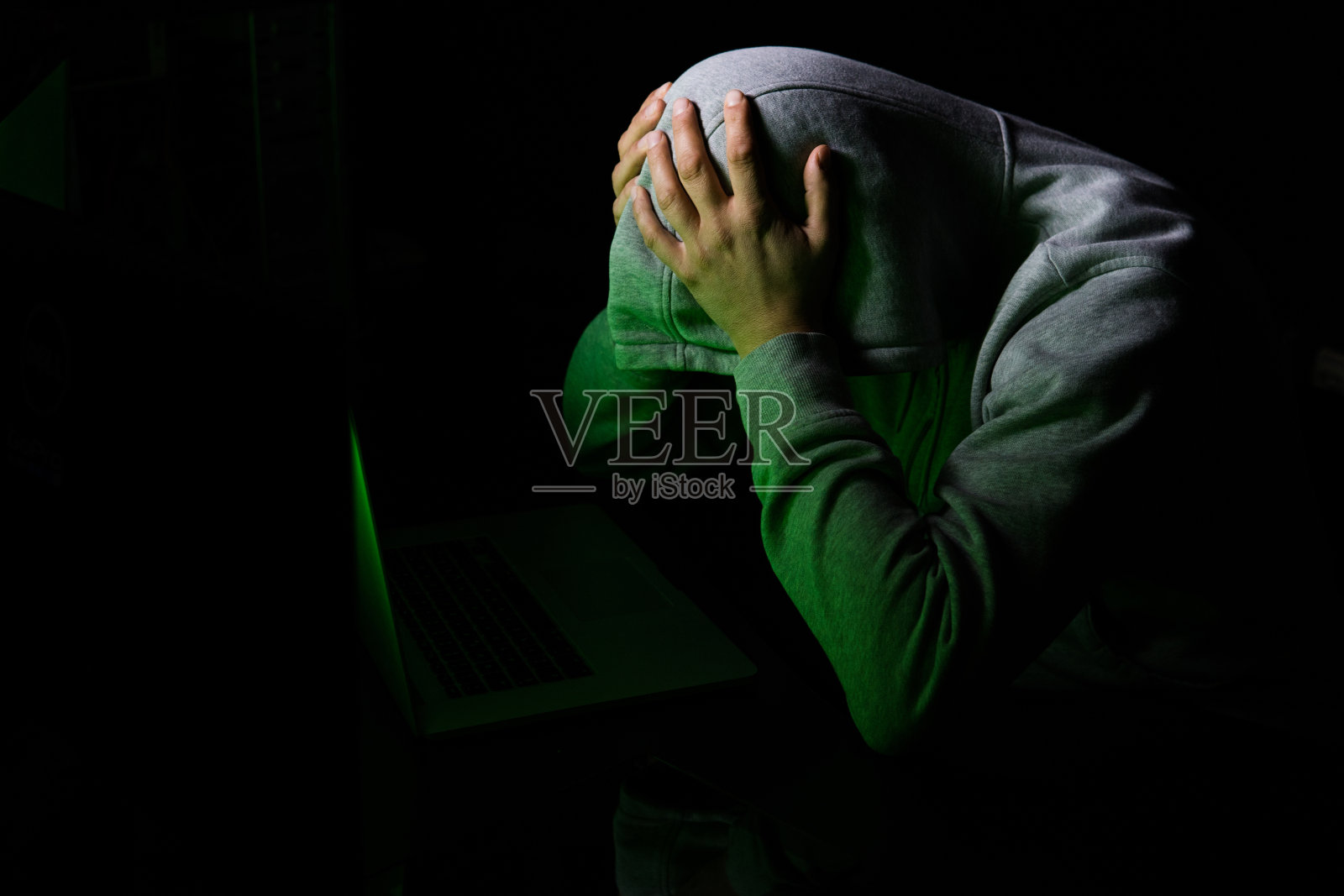 黑客的问题照片摄影图片