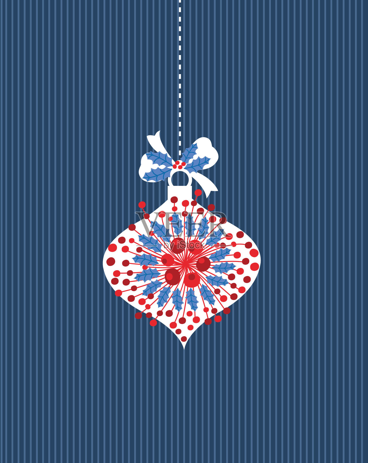 圣诞节的背景。插画图片素材