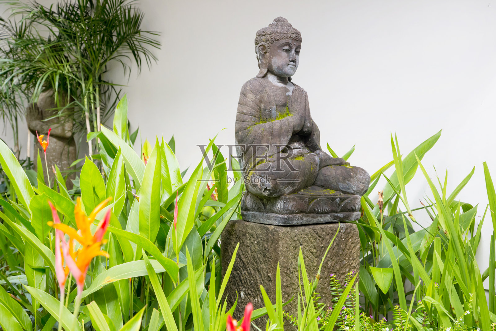 传统的巴厘岛的雕像照片摄影图片