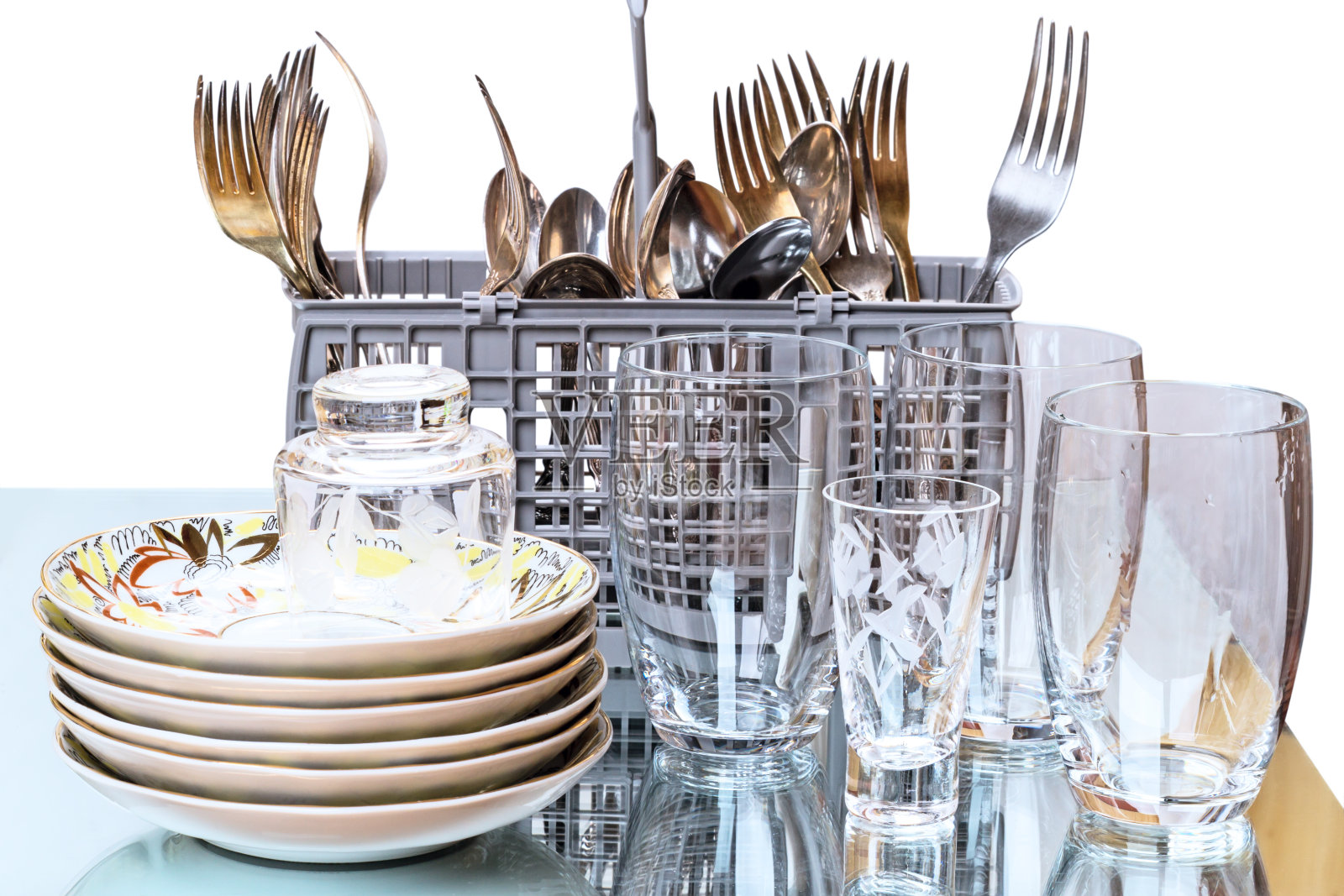 清洁厨房用具照片摄影图片